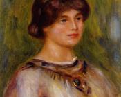 皮埃尔奥古斯特雷诺阿 - Portrait of Marie Lestringuez